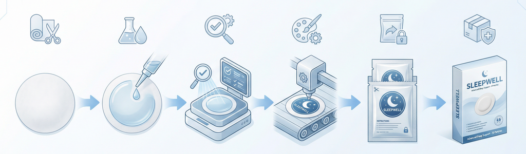 private label sleep patch process