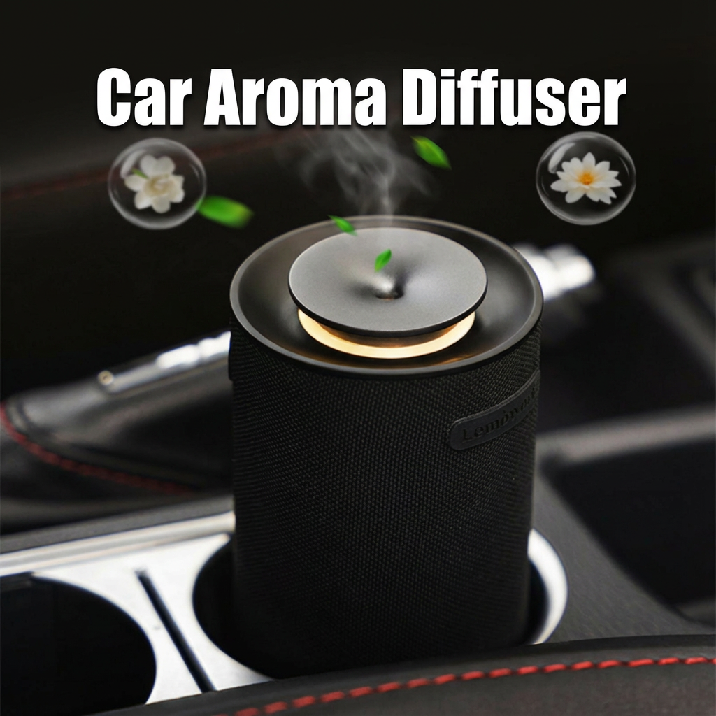 car aroma diffuser with title
