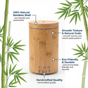 Real Bamboo Aroma Diffuser Manufacturing