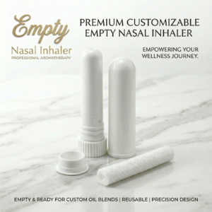Empty Nasal Inhaler made with BPA-Free PP material, Plastic Nasal Inhaler Blank, Refillable with Essential Oils | Plastic Nasal Inhaler Wholesale