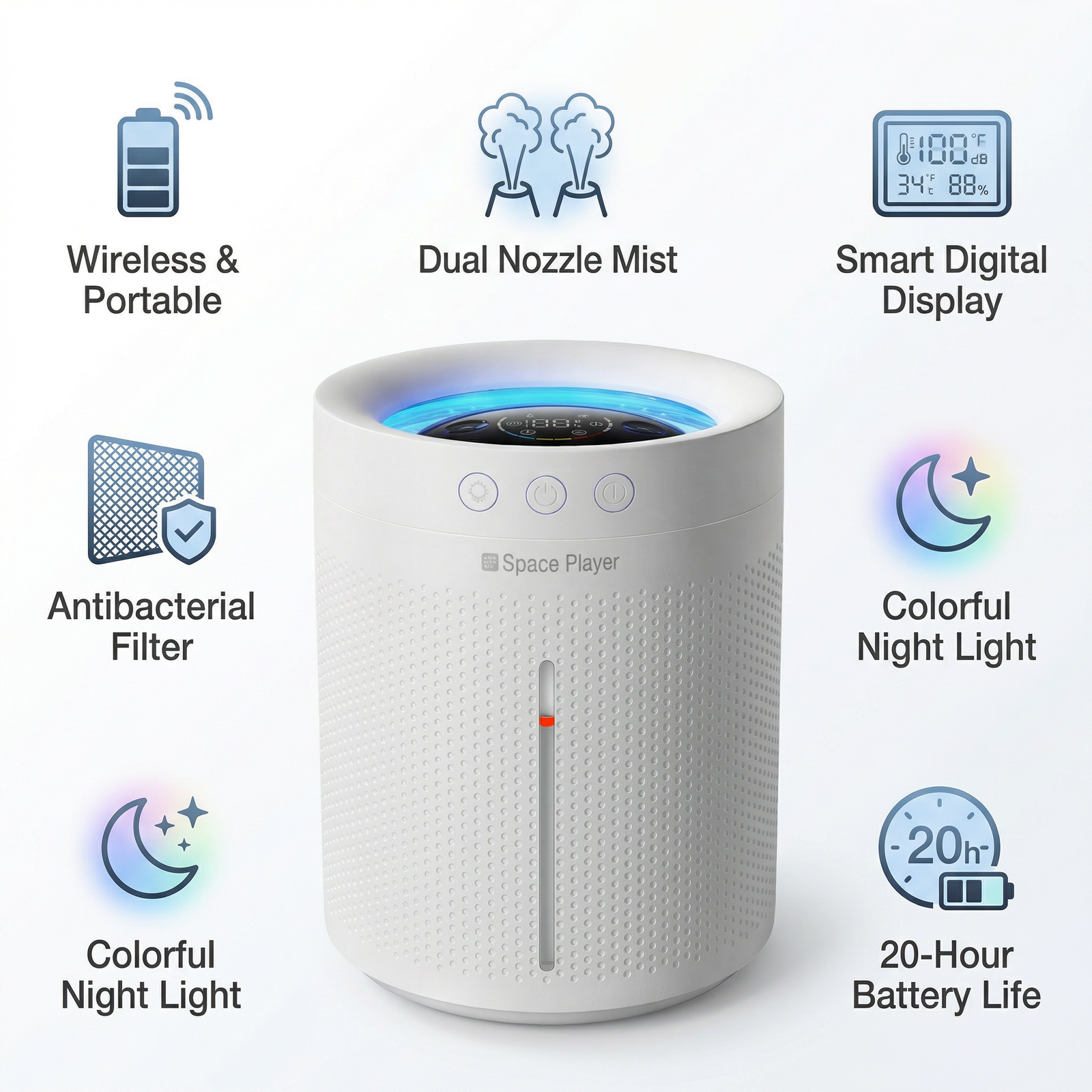 Smart Humidifier Features