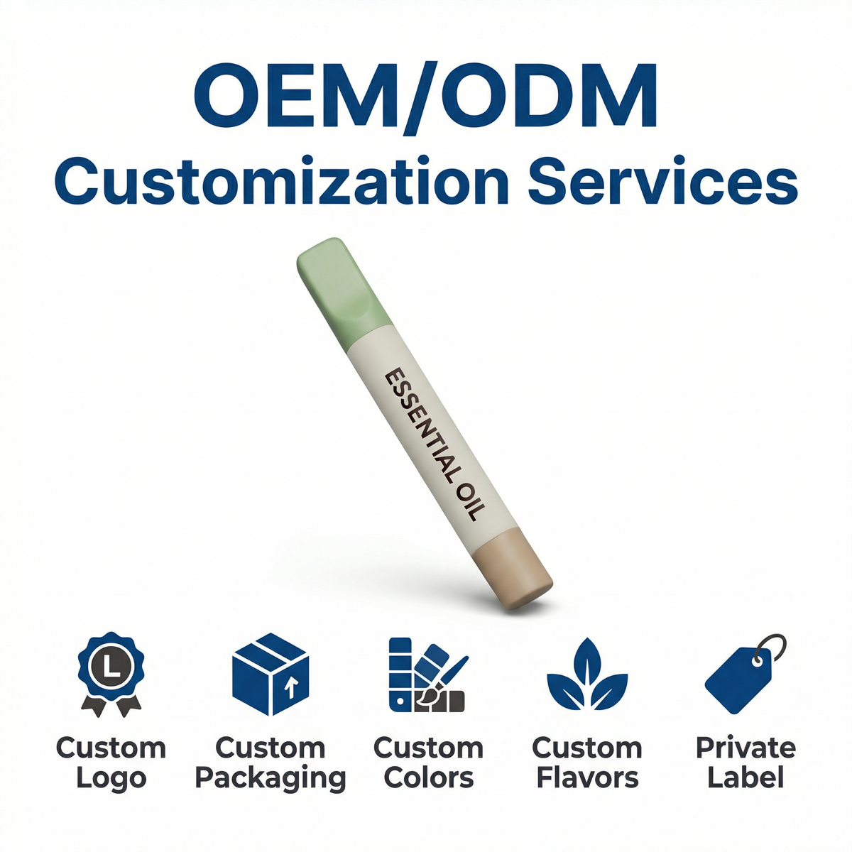 Quit Smoking Inhaler for Smokers - 100% Natural, Nicotine-Free, Non-Vape, Craving Relief for Travel, Work and Anytime | Mint/Lavender/Eucalyptus | OEM Factory - Image 2