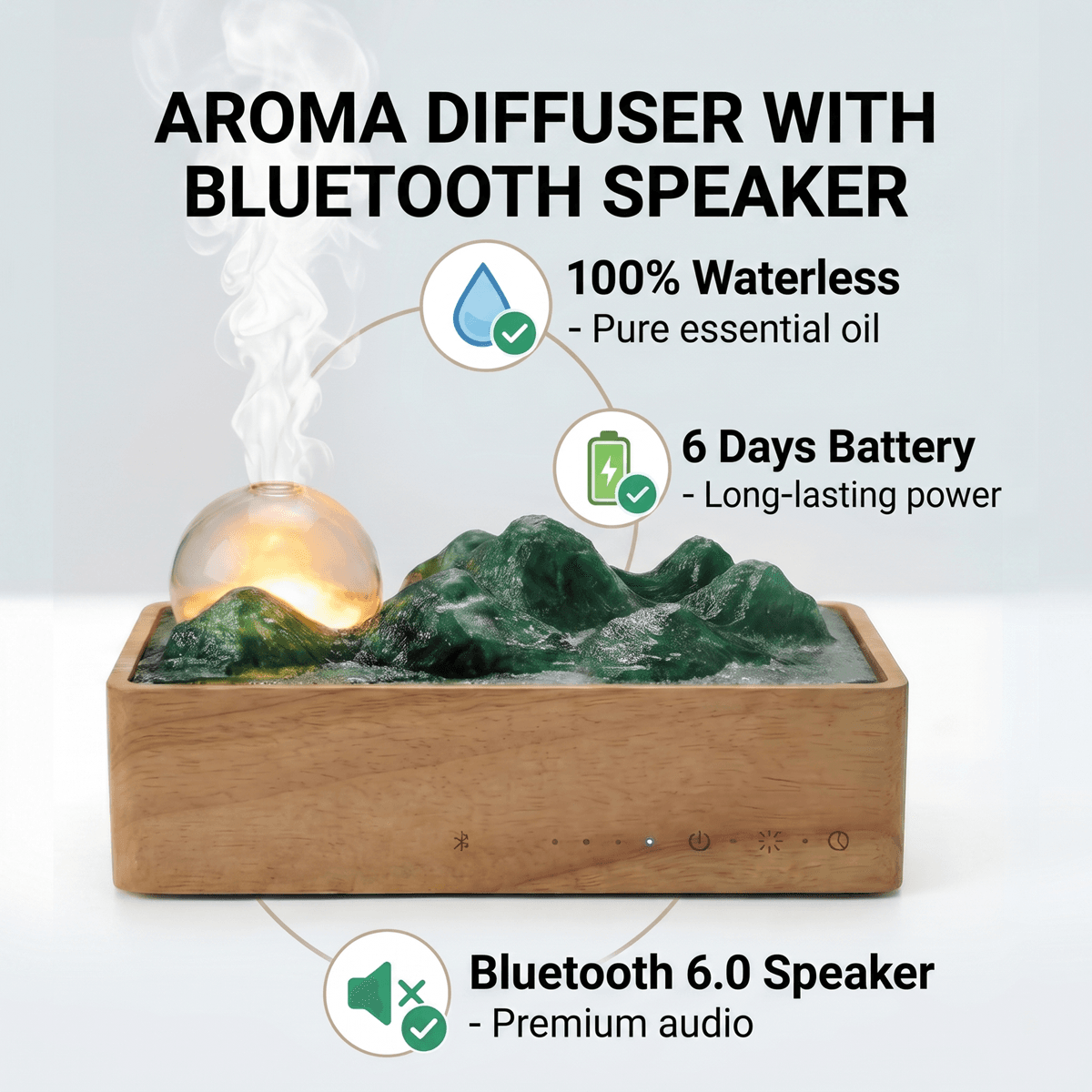 Wholesale Aroma Diffuser with Bluetooth Speaker