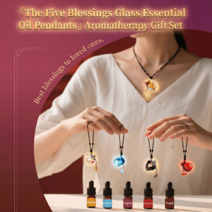 Chinese Style Essential Oil Necklace Pendant Diffuser Necklace